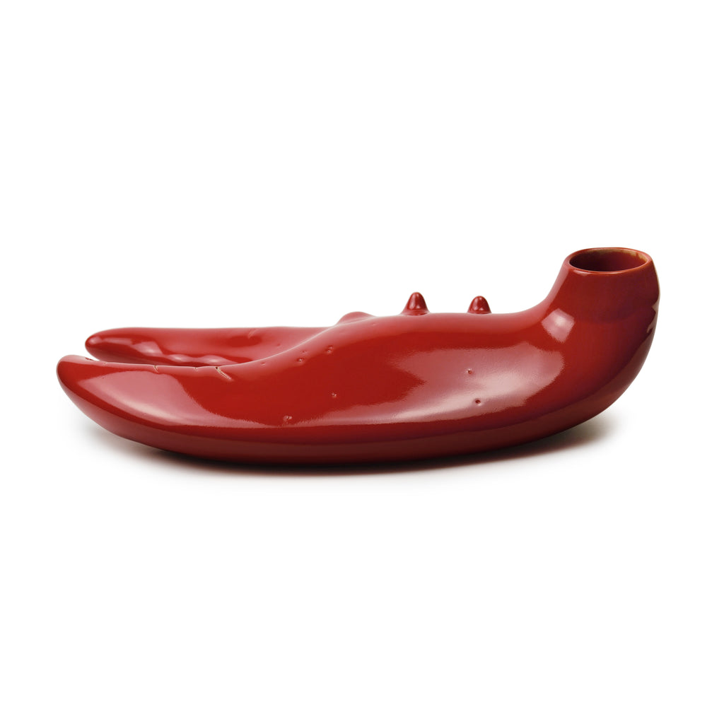 LOBSTER CLAW VASE – Red